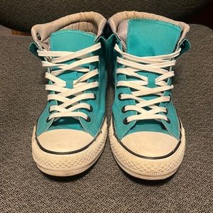 Teal & Grey Converse